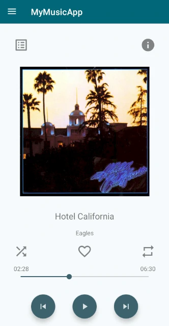 MyMusicApp app preview
